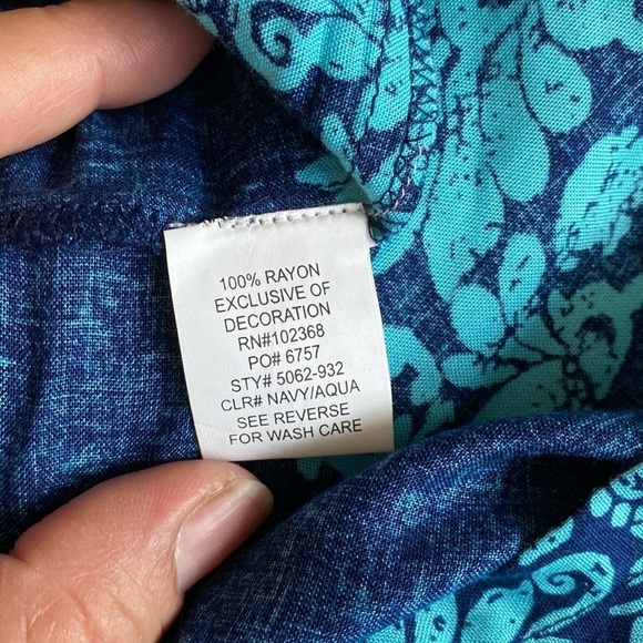 Spiaggia Dolce Romper Size L Navy/Turquoise - Picture 8 of 8